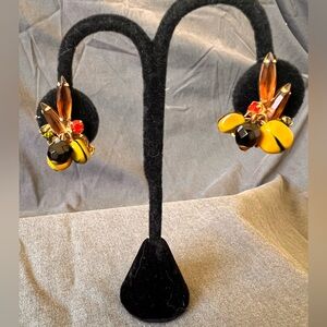 Juliana Carmen Miranda D&E book piece clip on Earrings